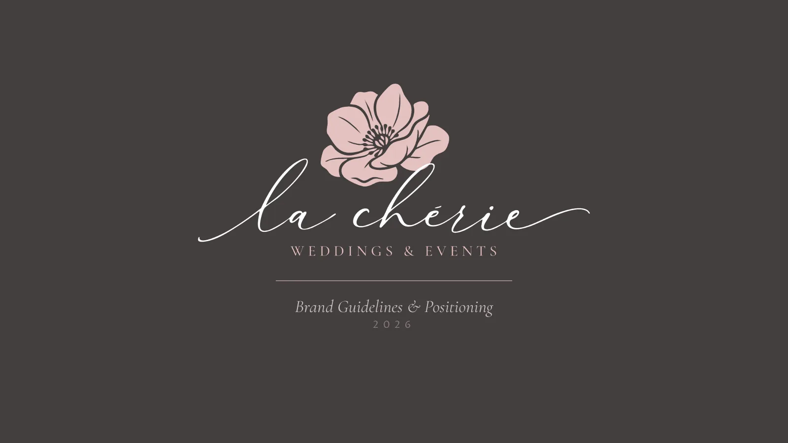 La Chérie Brand Guidelines and Positioning 2026 cover
